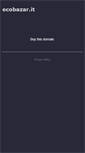 Mobile Screenshot of ecobazar.it